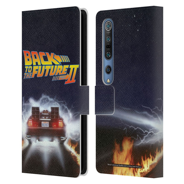 Back to the Future II Key Art Blast Leather Book Wallet Case Cover For Xiaomi Mi 10 5G / Mi 10 Pro 5G