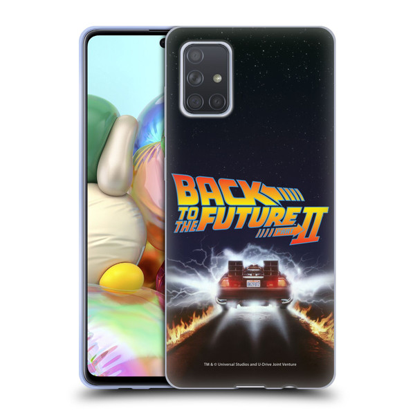 Back to the Future II Key Art Blast Soft Gel Case for Samsung Galaxy A71 (2019)