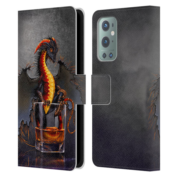 Stanley Morrison Dragons Black Pirate Drink Leather Book Wallet Case Cover For OnePlus 9
