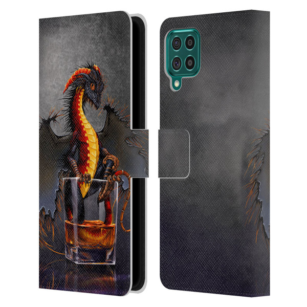 Stanley Morrison Dragons Black Pirate Drink Leather Book Wallet Case Cover For Samsung Galaxy F62 (2021)