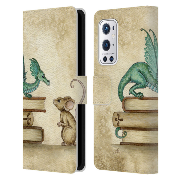 Amy Brown Folklore Curious Encounter Leather Book Wallet Case Cover For OnePlus 9 Pro
