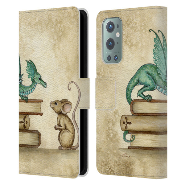 Amy Brown Folklore Curious Encounter Leather Book Wallet Case Cover For OnePlus 9