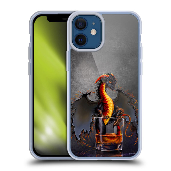 Stanley Morrison Dragons Black Pirate Drink Soft Gel Case for Apple iPhone 12 Mini