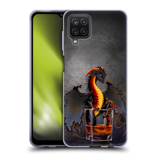 Stanley Morrison Dragons Black Pirate Drink Soft Gel Case for Samsung Galaxy A12 (2020)