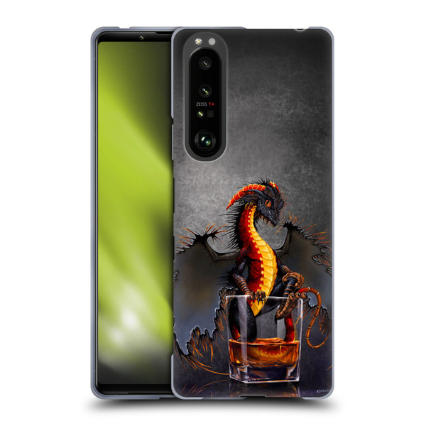 Stanley Morrison Dragons Black Pirate Drink Soft Gel Case for Sony Xperia 1 III