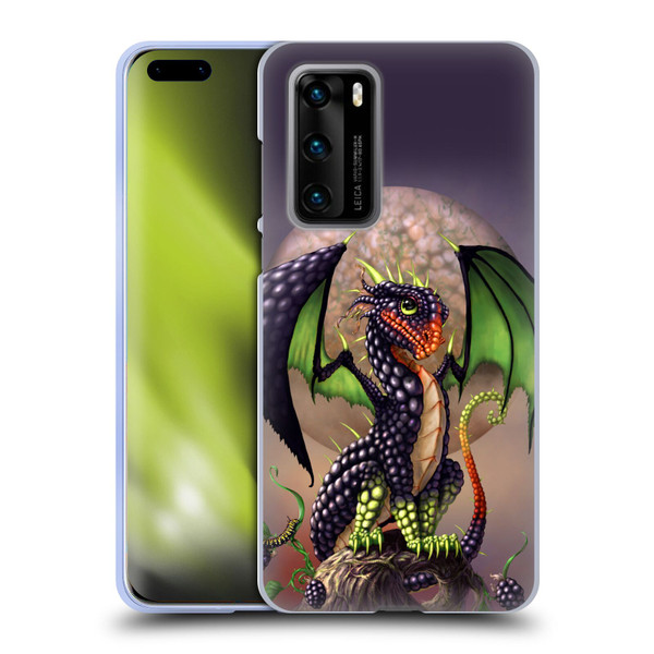 Stanley Morrison Dragons 3 Berry Garden Soft Gel Case for Huawei P40 5G