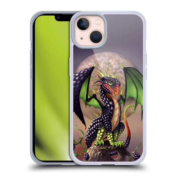 Stanley Morrison Dragons 3 Berry Garden Soft Gel Case for Apple iPhone 13