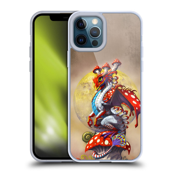 Stanley Morrison Dragons 3 Mushroom Garden Soft Gel Case for Apple iPhone 12 Pro Max
