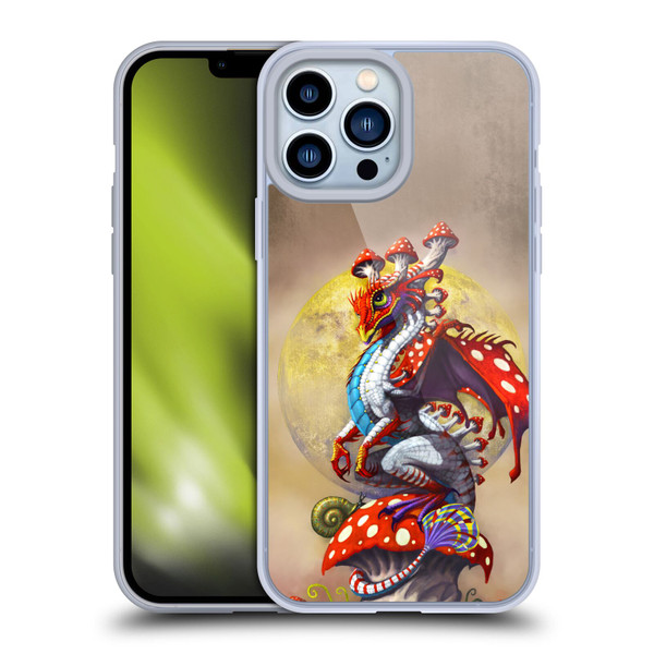 Stanley Morrison Dragons 3 Mushroom Garden Soft Gel Case for Apple iPhone 13 Pro Max