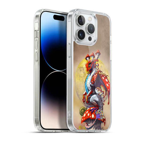 Stanley Morrison Dragons 3 Mushroom Garden Soft Gel Case for Apple iPhone 13 Pro Max & MagSafe