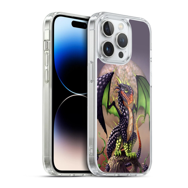 Stanley Morrison Dragons 3 Berry Garden Soft Gel Case for Apple iPhone 13 Pro & MagSafe