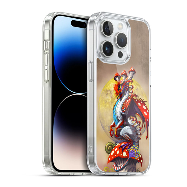 Stanley Morrison Dragons 3 Mushroom Garden Soft Gel Case for Apple iPhone 14 Pro & MagSafe
