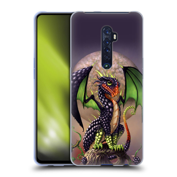 Stanley Morrison Dragons 3 Berry Garden Soft Gel Case for OPPO Reno 2