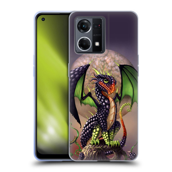 Stanley Morrison Dragons 3 Berry Garden Soft Gel Case for OPPO Reno8 4G