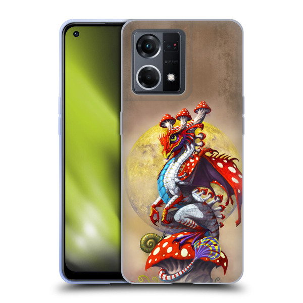 Stanley Morrison Dragons 3 Mushroom Garden Soft Gel Case for OPPO Reno8 4G