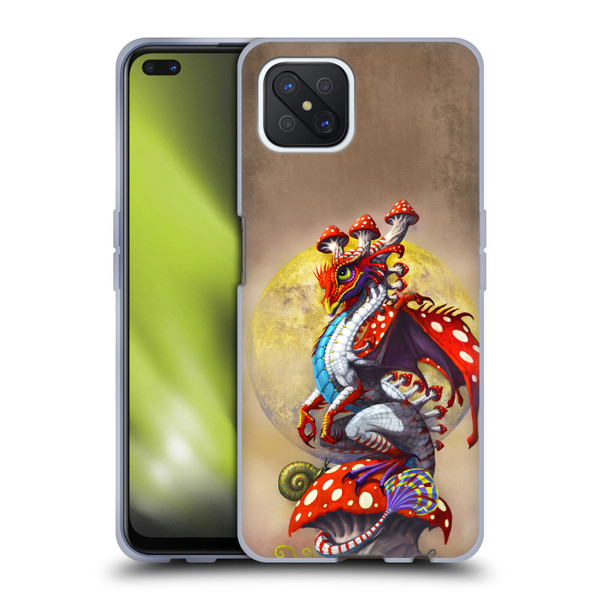 Stanley Morrison Dragons 3 Mushroom Garden Soft Gel Case for OPPO Reno4 Z 5G