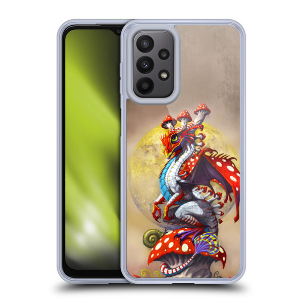 Stanley Morrison Dragons 3 Mushroom Garden Soft Gel Case for Samsung Galaxy A23 / 5G (2022)