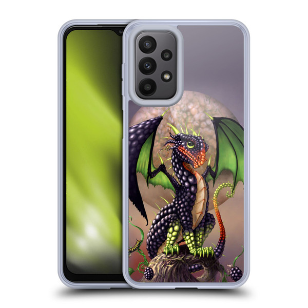 Stanley Morrison Dragons 3 Berry Garden Soft Gel Case for Samsung Galaxy A23 / 5G (2022)