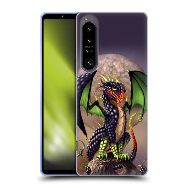 Stanley Morrison Dragons 3 Berry Garden Soft Gel Case for Sony Xperia 1 IV