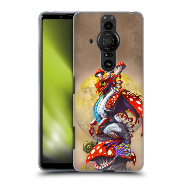 Stanley Morrison Dragons 3 Mushroom Garden Soft Gel Case for Sony Xperia Pro-I