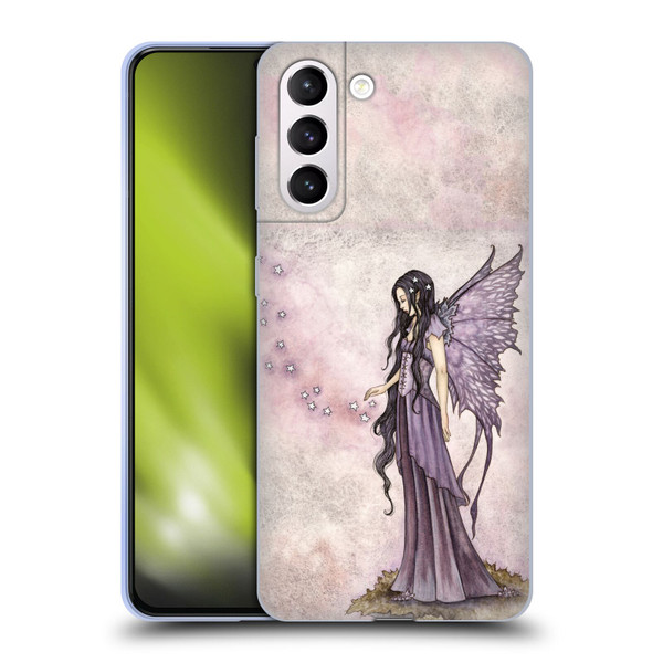Amy Brown Magical Fairies I Will Return As Stars Fairy Soft Gel Case for Samsung Galaxy S21+ 5G
