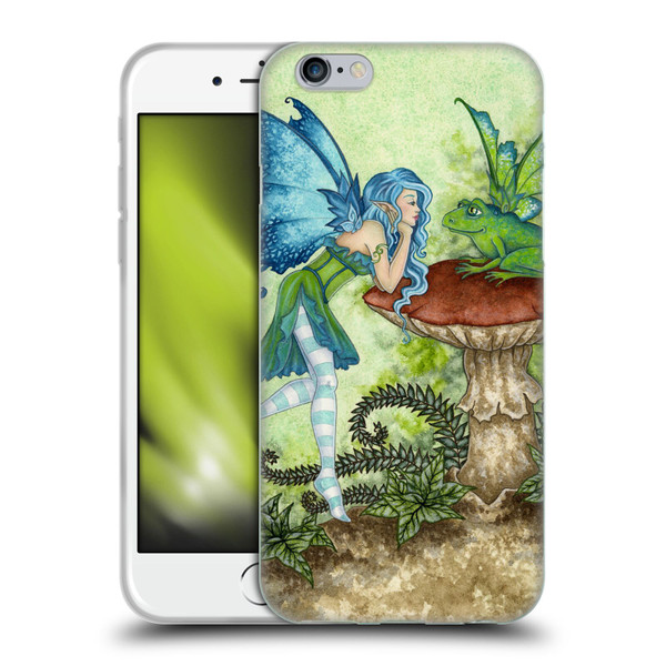 Amy Brown Pixies Frog Gossip Soft Gel Case for Apple iPhone 6 / iPhone 6s