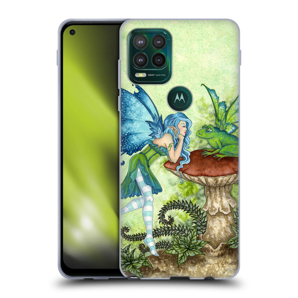 Amy Brown Pixies Frog Gossip Soft Gel Case for Motorola Moto G Stylus 5G 2021