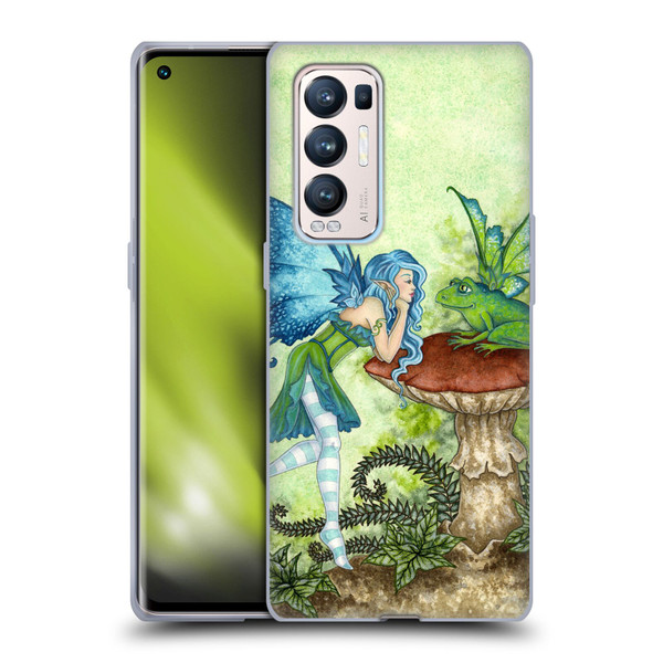 Amy Brown Pixies Frog Gossip Soft Gel Case for OPPO Find X3 Neo / Reno5 Pro+ 5G