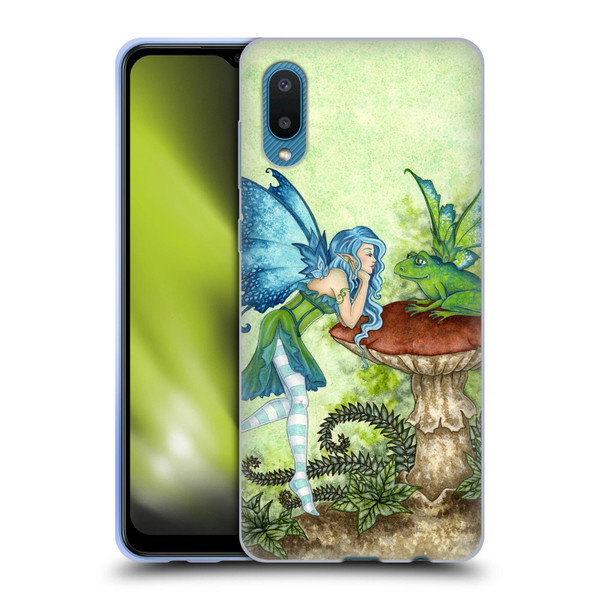 Amy Brown Pixies Frog Gossip Soft Gel Case for Samsung Galaxy A02/M02 (2021)