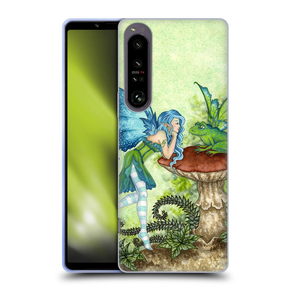 Amy Brown Pixies Frog Gossip Soft Gel Case for Sony Xperia 1 IV