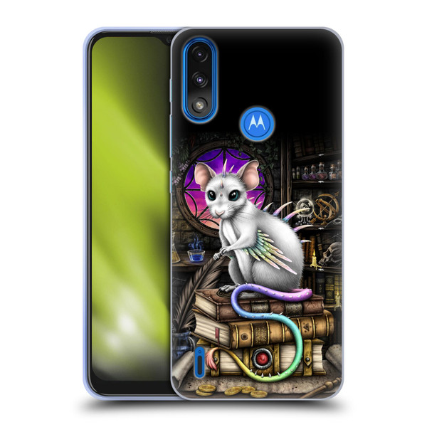 Sarah Richter Animals Alchemy Magic Rat Soft Gel Case for Motorola Moto E7 Power / Moto E7i Power