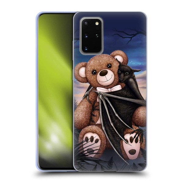 Sarah Richter Animals Bat Cuddling A Toy Bear Soft Gel Case for Samsung Galaxy S20+ / S20+ 5G