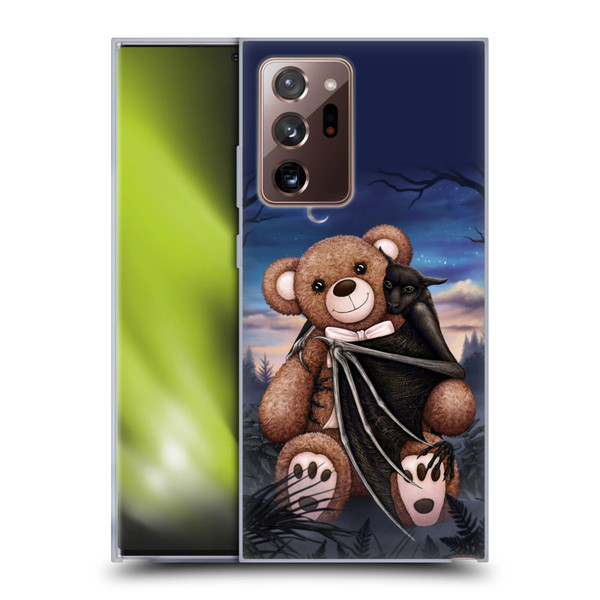 Sarah Richter Animals Bat Cuddling A Toy Bear Soft Gel Case for Samsung Galaxy Note20 Ultra / 5G