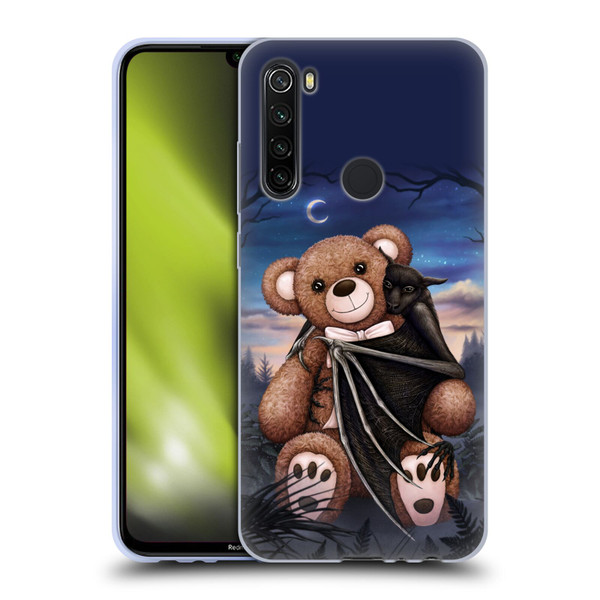 Sarah Richter Animals Bat Cuddling A Toy Bear Soft Gel Case for Xiaomi Redmi Note 8T