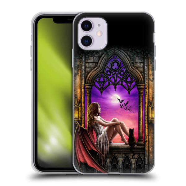 Sarah Richter Fantasy Demon Vampire Girl Soft Gel Case for Apple iPhone 11