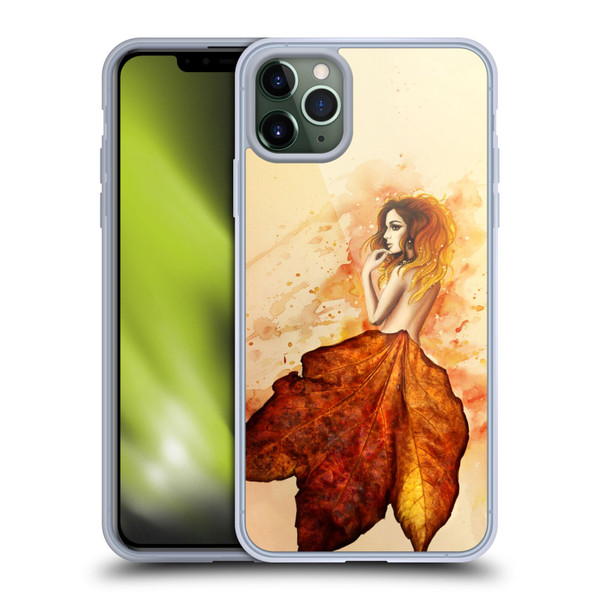 Sarah Richter Fantasy Autumn Girl Soft Gel Case for Apple iPhone 11 Pro Max