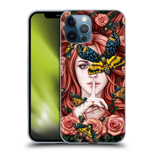 Sarah Richter Fantasy Silent Girl With Red Hair Soft Gel Case for Apple iPhone 12 Pro Max
