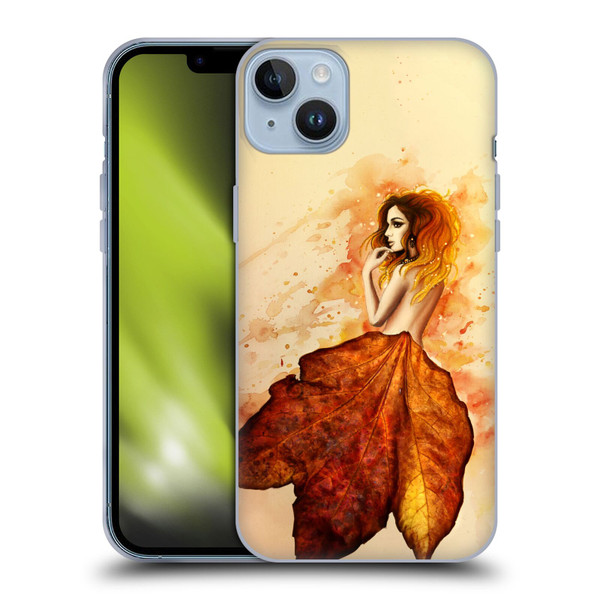 Sarah Richter Fantasy Autumn Girl Soft Gel Case for Apple iPhone 14 Plus