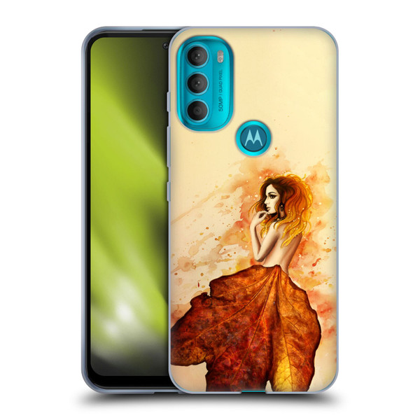 Sarah Richter Fantasy Autumn Girl Soft Gel Case for Motorola Moto G71 5G