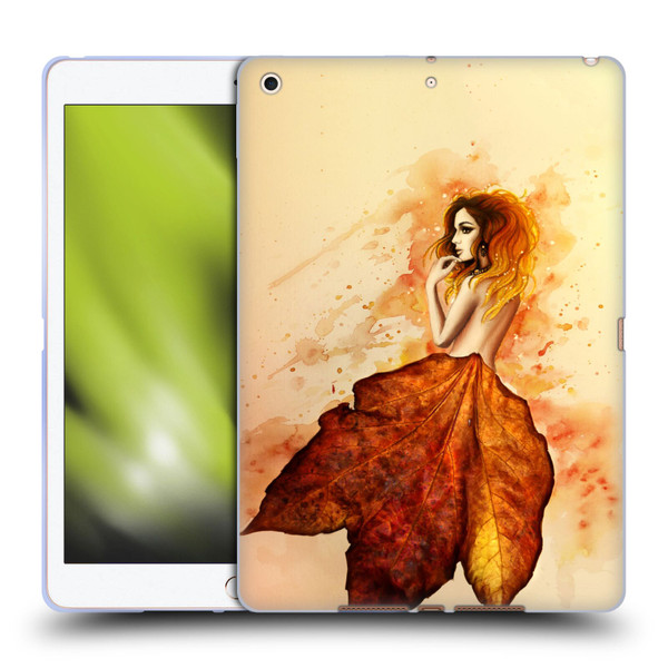 Sarah Richter Fantasy Autumn Girl Soft Gel Case for Apple iPad 10.2 2019/2020/2021