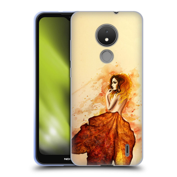 Sarah Richter Fantasy Autumn Girl Soft Gel Case for Nokia C21
