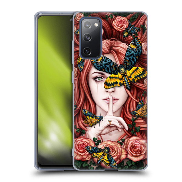 Sarah Richter Fantasy Silent Girl With Red Hair Soft Gel Case for Samsung Galaxy S20 FE / 5G