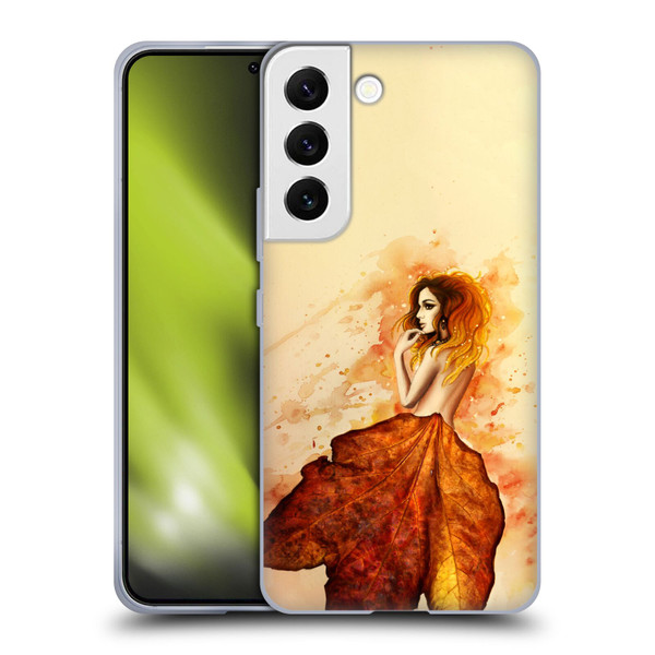 Sarah Richter Fantasy Autumn Girl Soft Gel Case for Samsung Galaxy S22 5G