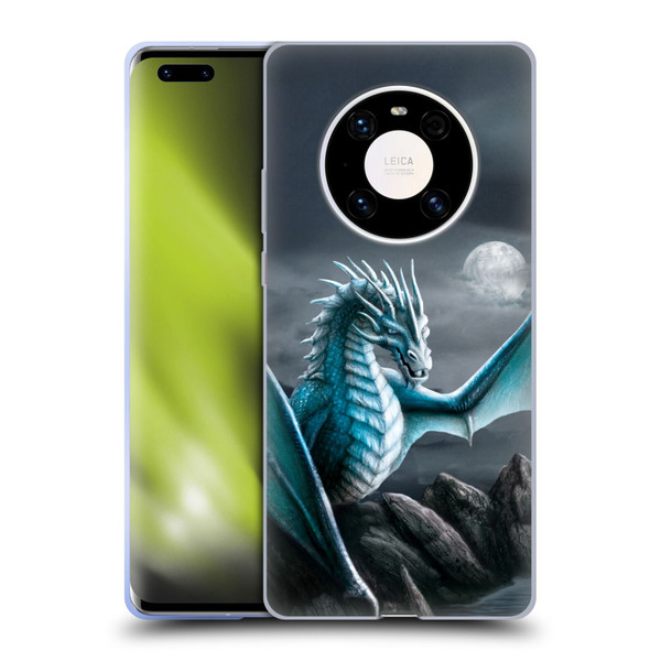 Sarah Richter Fantasy Creatures Blue Water Dragon Soft Gel Case for Huawei Mate 40 Pro 5G