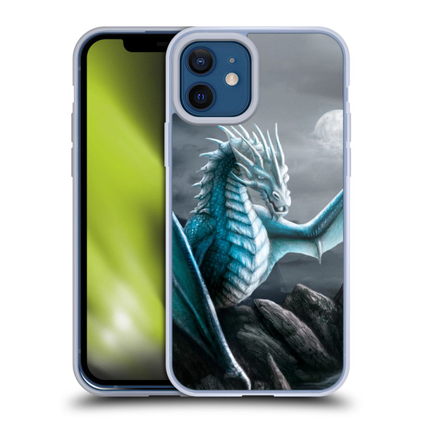 Sarah Richter Fantasy Creatures Blue Water Dragon Soft Gel Case for Apple iPhone 12 / iPhone 12 Pro