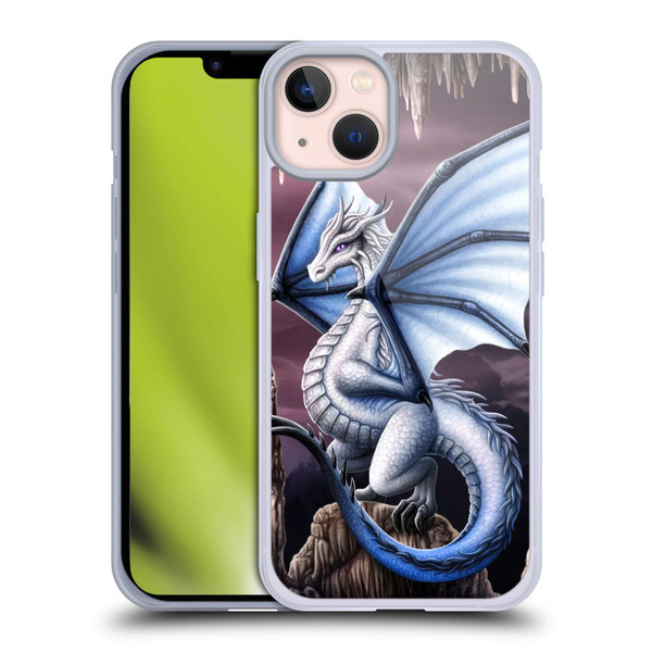 Sarah Richter Fantasy Creatures Blue Dragon Soft Gel Case for Apple iPhone 13