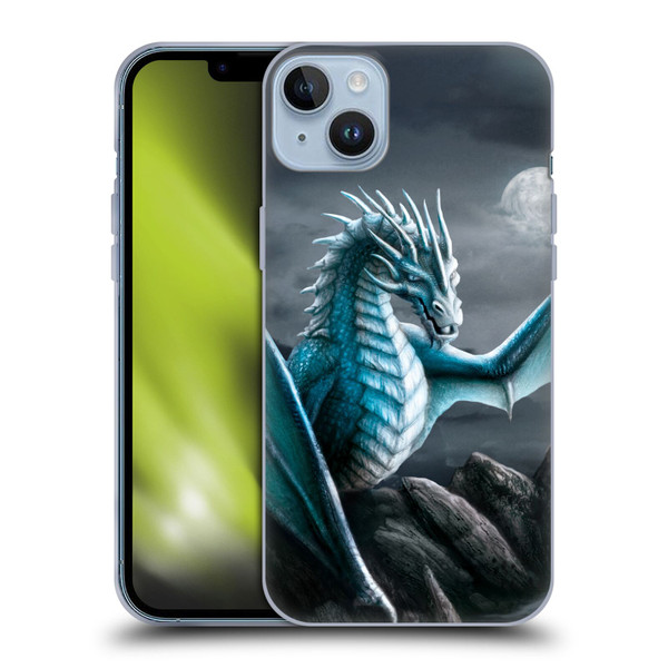 Sarah Richter Fantasy Creatures Blue Water Dragon Soft Gel Case for Apple iPhone 14 Plus