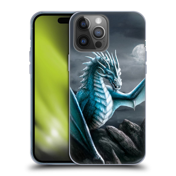 Sarah Richter Fantasy Creatures Blue Water Dragon Soft Gel Case for Apple iPhone 14 Pro Max