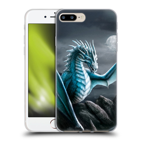 Sarah Richter Fantasy Creatures Blue Water Dragon Soft Gel Case for Apple iPhone 7 Plus / iPhone 8 Plus