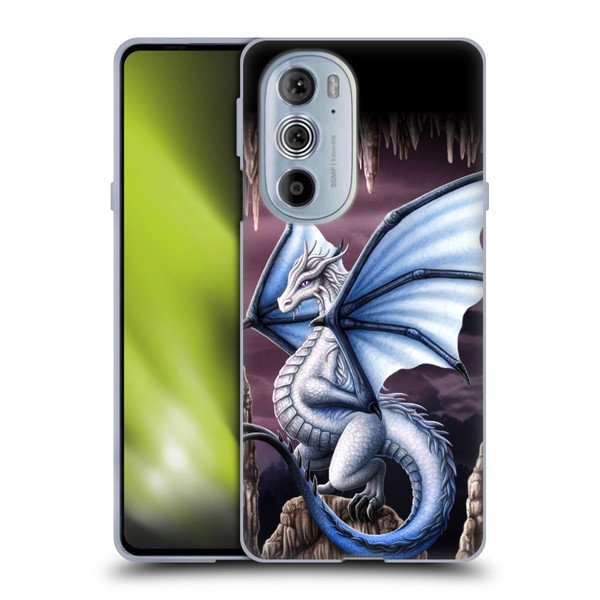 Sarah Richter Fantasy Creatures Blue Dragon Soft Gel Case for Motorola Edge X30